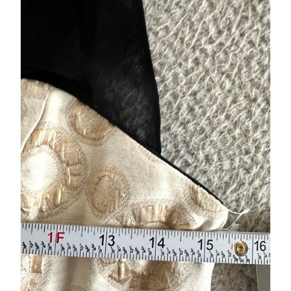 Corey Lynn Calter Mini Dress Metallic Gold Silk Top and Lining Sheath - Picture 3 of 16